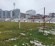 UPDATE / VIDEO. Suporterii și reprezentanții clubului Dinamo au curățat terenul de zăpadă » Cum arată gazonul
