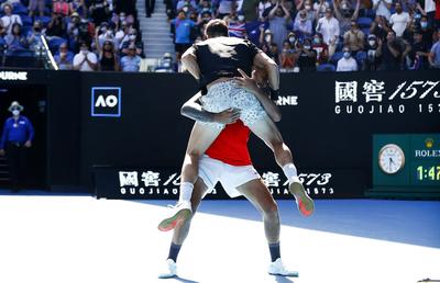 Kyrgios și Kokkinakis sunt în finala Australian Open la dublu! Bucurie de nestăvilit pe teren