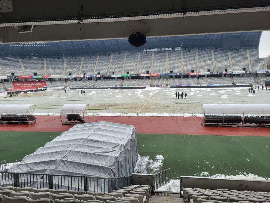 Foto: Facebook@ 4everUCluj Cum arată Cluj Arena cu câteva ore înainte de U Cluj - Rapid