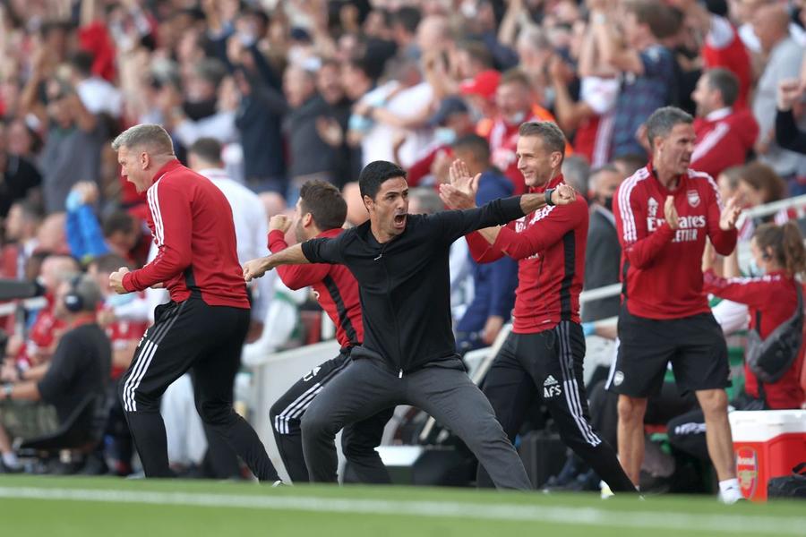 Arteta și Arsenal sunt pe val în Premier League (foto: Guliver/Getty Images) Arsenal – Jackpot!