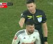 U Cluj - Rapid: arbitrul Marian Barbu l-a lovit pe Florin Ilie