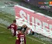 FOTO Marian Barbu nu acordă penalty la duelul Onea - Oancea, în U Cluj - Rapid 27.01.23