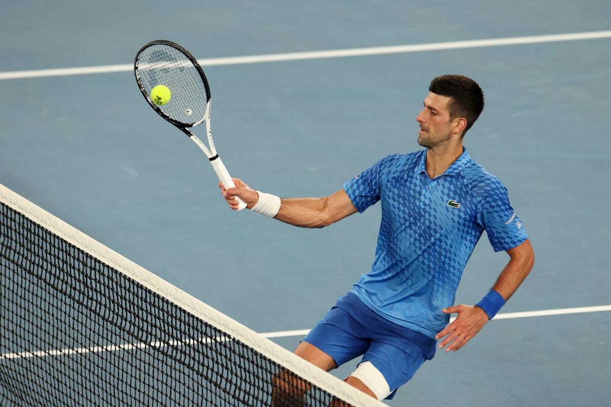 Novak Djokovic, antrenament cu Tommy Paul înainte de finala Australian Open 2023