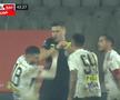 U Cluj - Rapid: arbitrul Marian Barbu l-a lovit pe Florin Ilie
