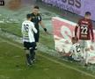 FOTO Marian Barbu nu acordă penalty la duelul Onea - Oancea, în U Cluj - Rapid 27.01.23