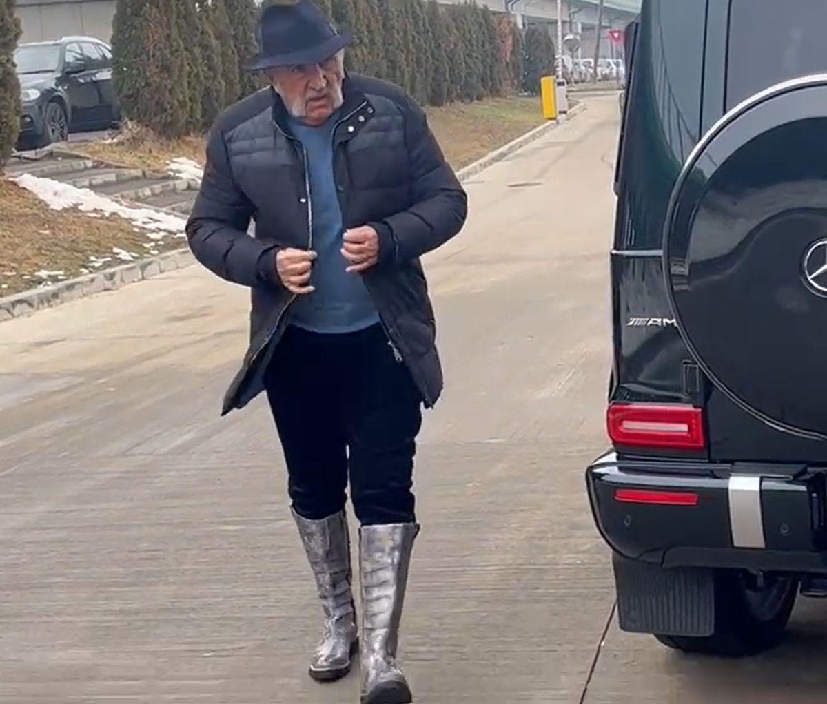 Ion Țiriac, apariție spectaculoasă la Otopeni