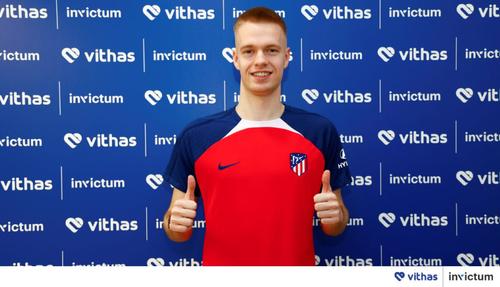 Arthur Vermeeren, prezentat oficial la Atletico Madrid // Foto: X Atletico