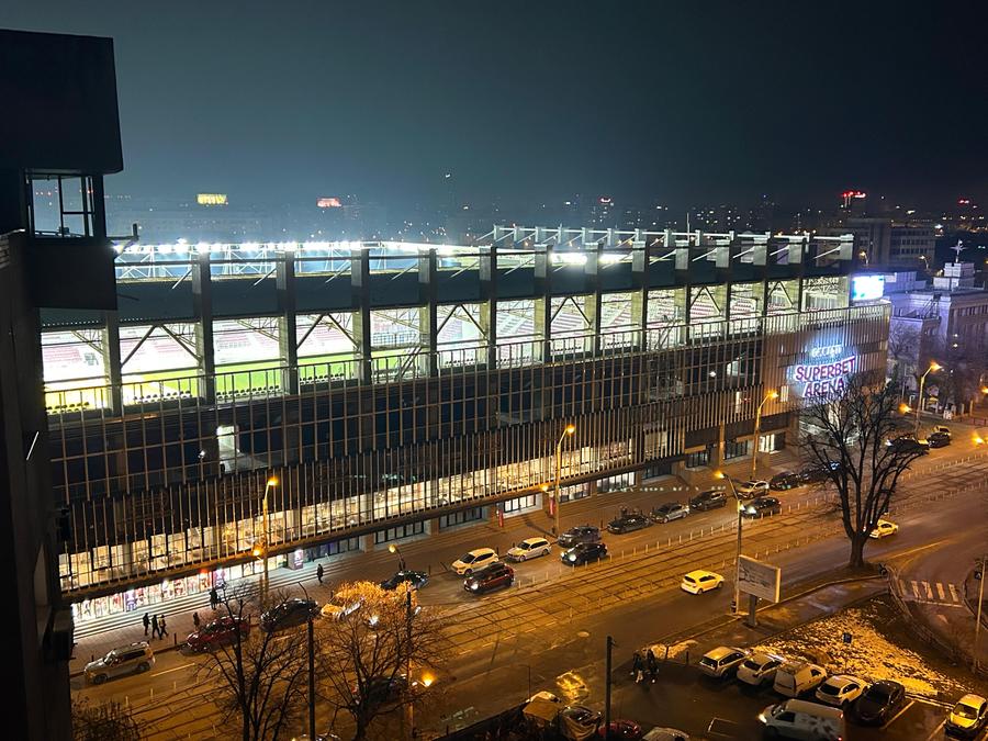 Ce s-a întâmplat pe arena din Giulești, după Dinamo - Rapid. Jucătorii au celebrat alături de fani succesul din derby