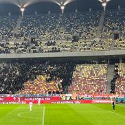 Peluza Sud Dinamo a părăsit Arena Națională în minutul 28 al meciului Dinamo - Rapid (foto: Andrei Petrescu/GSP)