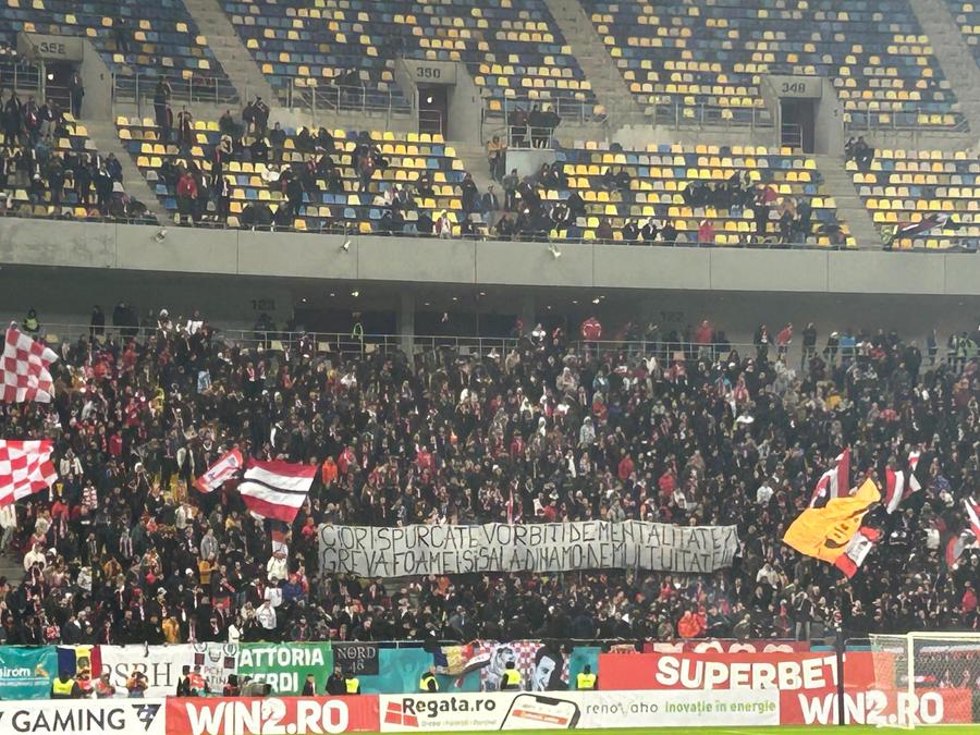 N-a contat absența galeriei rivale! Scandări rasiste pe Arena Națională, la Dinamo - Rapid + principalul inamic al „câinilor”
