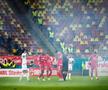 Dinamo - Rapid, întrerupt 2 minute și 50 de secunde pentru o „rachetă” aruncată pe teren (foto: Raed Krishan/GSP)