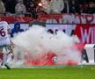 Paul Iacob / Dinamo - Rapid, întrerupt 2 minute și 50 de secunde pentru o „rachetă” aruncată pe teren (foto: Raed Krishan/GSP)