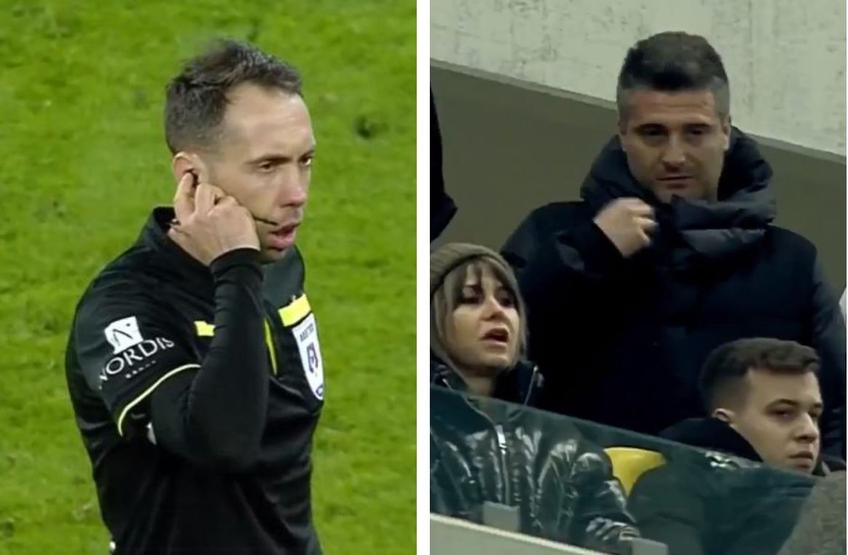 Rapid a cerut un penalty în minutul 47 al derby-ului cu Rapid, la scorul de 1-1. Duelul dintre Rrahmani și Velkovski a fost analizat în camera VAR, dar fără succes pentru giuleșteni. În minutul 74, Rapid s-a considerat din nou nedreptățită.