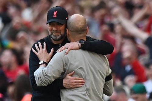 Jurgen Klopp și Pep Guardiola/ foto Imago Images