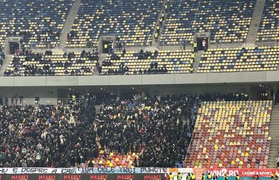 Alt protest! Măsura extremă luată de o parte a suporterilor dinamoviști, în timpul derby-ului cu Rapid