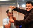 Muhammad Ibrahim Al-Aliqi, directorul sportiv al echipei Al-Hilal Omdurman, a împărțit bani jucătorilor, chiar în vestiar / foto: Facebook