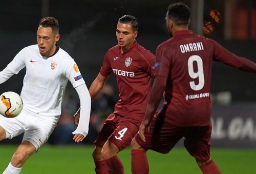 Cristi Manea a revenit la CFR Cluj și este titular pe partea dreaptă