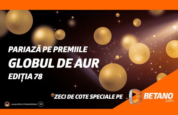Weekend special pe Betano! Pariuri pe toate categoriile la Premiile Globul de Aur, ediția 78