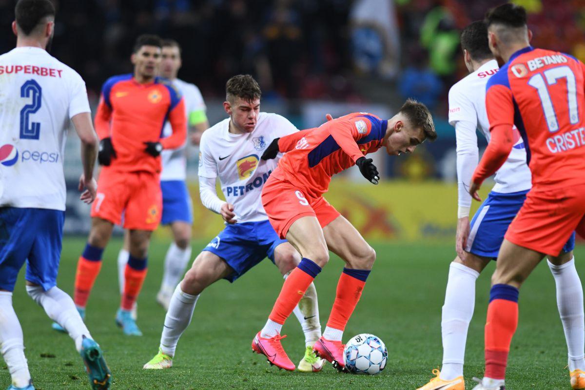Nici din far nu se vede titlul! FCSB, joc catastrofal contra echipei lui Hagi » Clasamentul ACUM