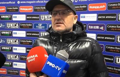 Mititelu l-a dat afară pe Costantino! Motivul pentru care și-a pierdut postul la FCU Craiova