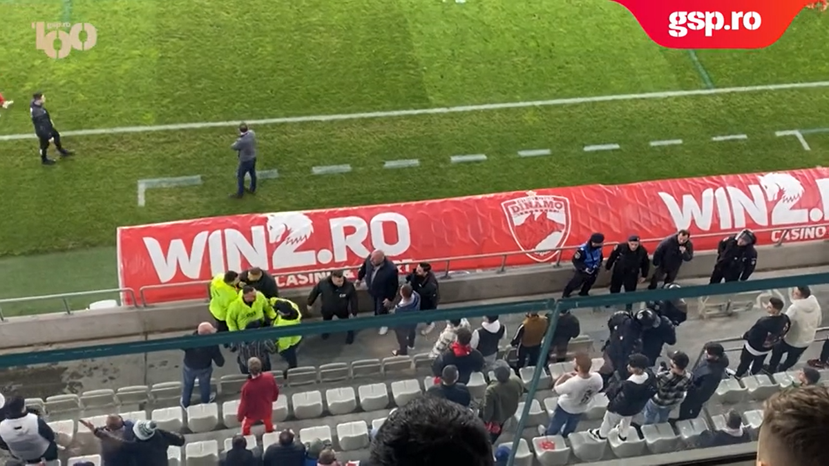 Dinamo, mesaj CLAR pentru suporteri, după incidentele de la meciul cu Hermannstadt: „Am căutat vinovații. Se poate ajunge la pierderea jocului”