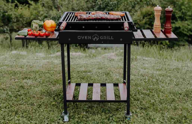 Gătitul în aer liber devine simplu și delicios cu grătarele economice Oven Grill - Alege calitatea la prețuri accesibile!