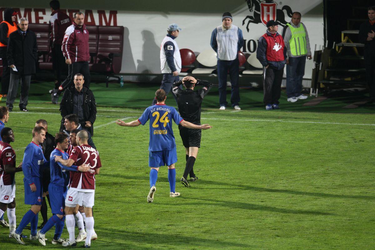 Imagini de la cazul „Bricheta”, cel mai încins derby dintre Rapid și FCSB