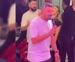 Constantin Budescu a luat microfonul și a început să cânte la aniversarea sa. Foto: Captură tiktok