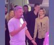 Constantin Budescu a luat microfonul și a început să cânte la aniversarea sa. Foto: Captură tiktok