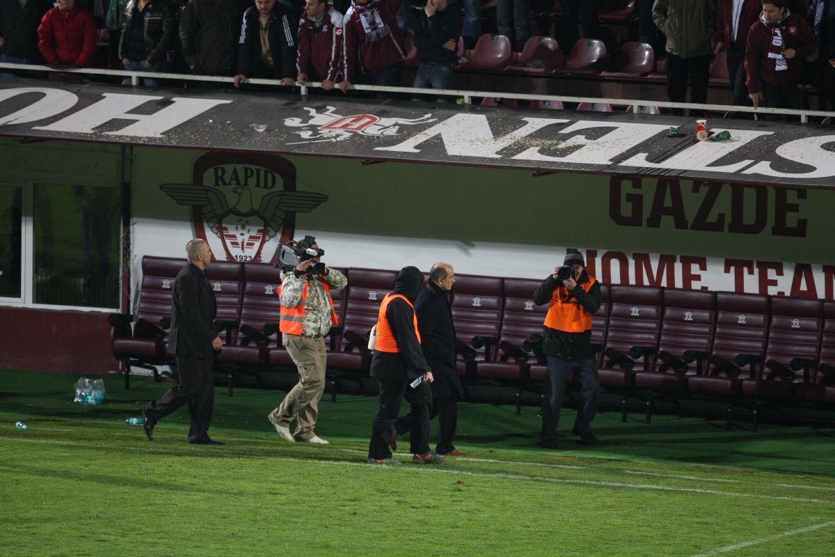 Imagini de la cazul „Bricheta”, cel mai încins derby dintre Rapid și FCSB