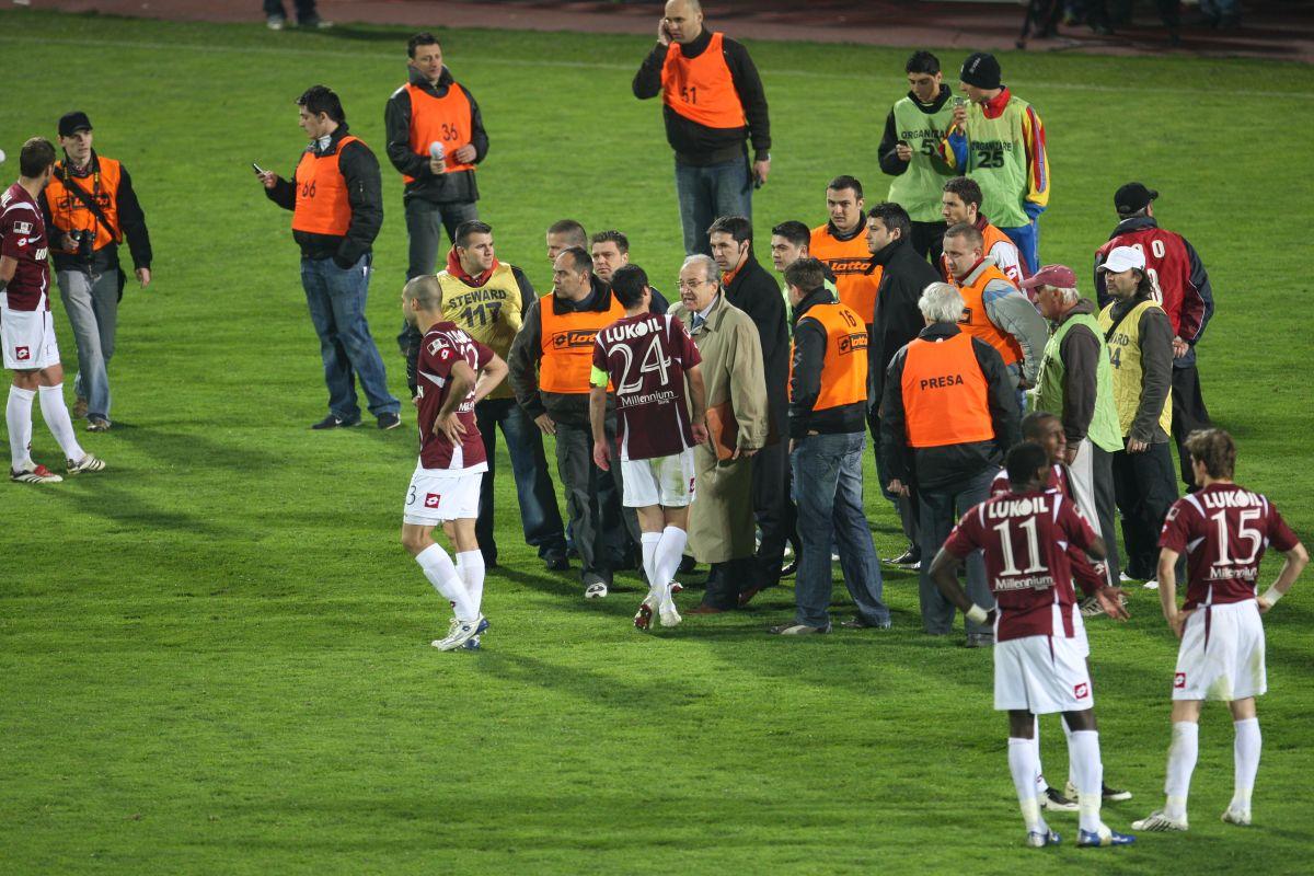 Imagini de la cazul „Bricheta”, cel mai încins derby dintre Rapid și FCSB