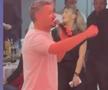 Constantin Budescu a luat microfonul și a început să cânte la aniversarea sa. Foto: Captură tiktok
