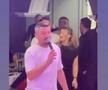 Constantin Budescu a luat microfonul și a început să cânte la aniversarea sa. Foto: Captură tiktok