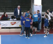 Gestul lui Bogdan Burcea / foto: captură YouTube @Federatia Romana de Handbal