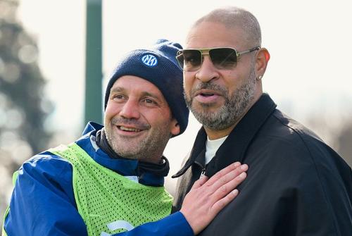 Cristian Chivu și Adriano / Foto: X Inter