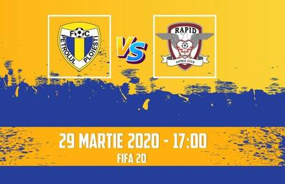 Derby-ul Petrolul – Rapid se mută în Fifa 20 » Banii obținuți din biletele virtuale vor fi donați