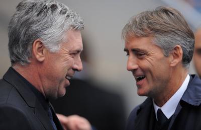 Presa italiană anunță: Roberto Mancini și Carlo Ancelotti ar putea face schimb de posturi în vară