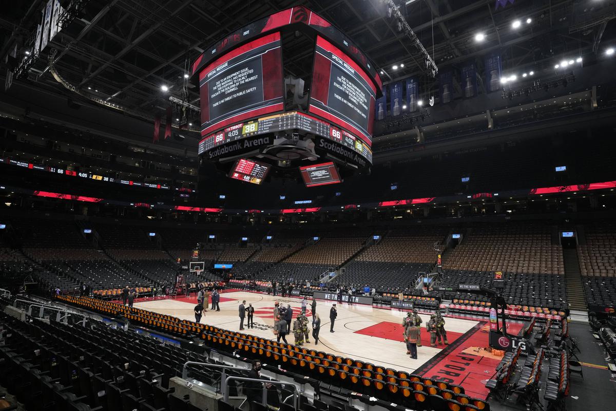 Incendiu în NBA, la meciul Toronto Raptors - Indiana Pacers