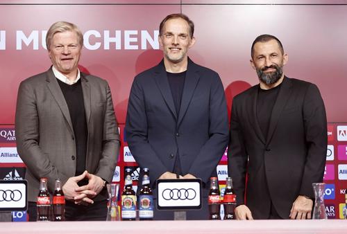 Oliver Kahn, Thomas Tuchel și Hasan Salihamidzic (de la stânga la dreapta)/ FOTO: Imago Images
