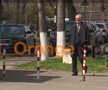 Cristian Gațu alături de noua sa parteneră / Foto: Orange Sport