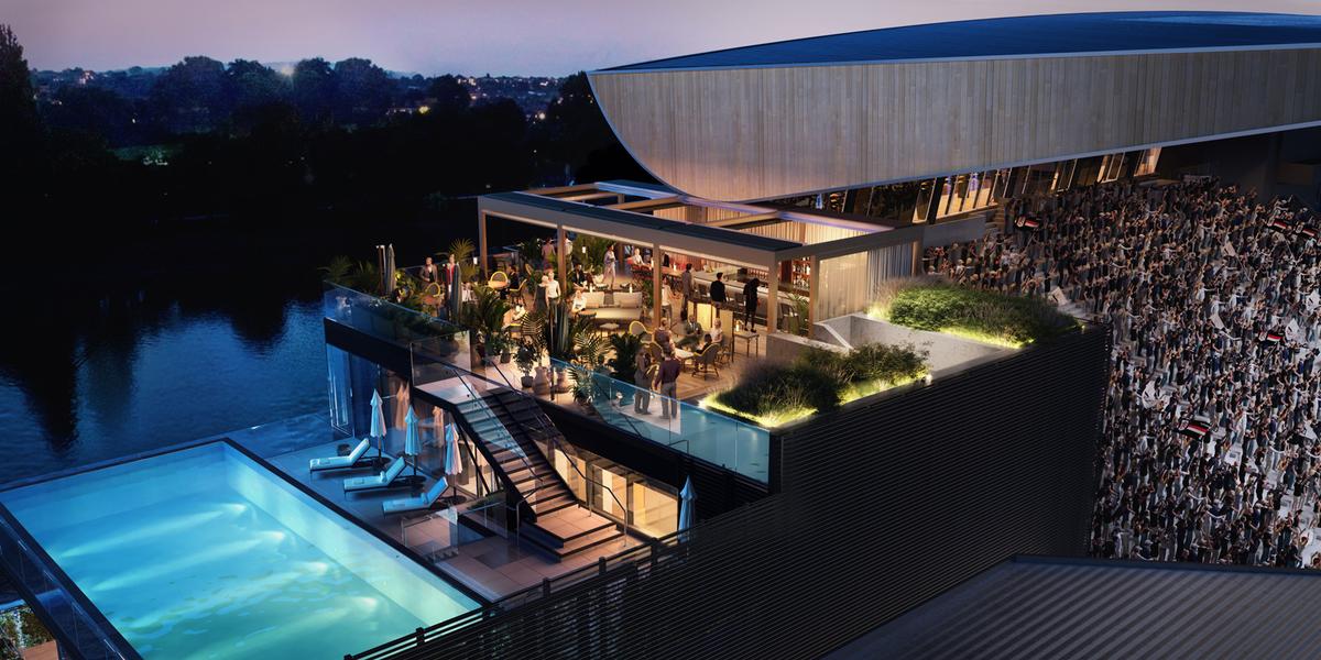 Imagini fabuloase cu noul sector al stadionului Craven Cottage, casa lui Fulham