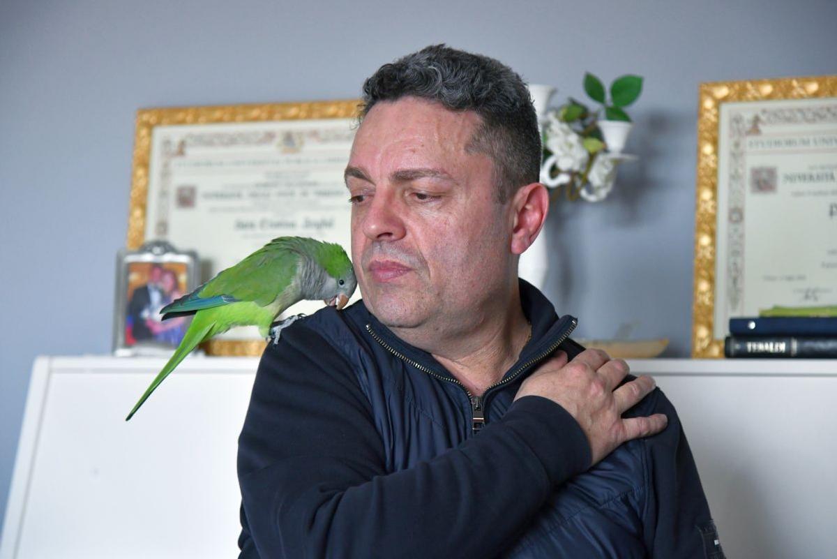 Liviu Anghel, interviu în San Marino, foto: Cristi Preda / Gazeta Sporturilor