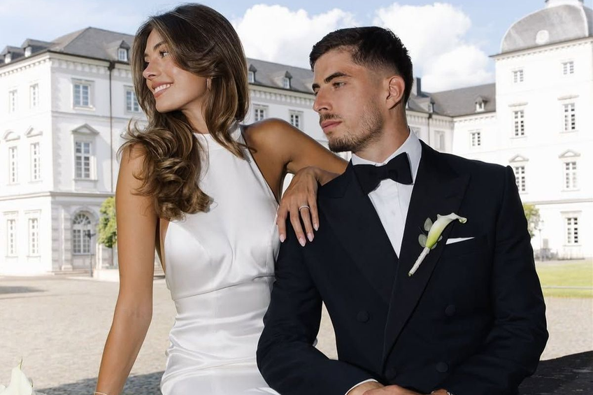 Kai Havertz și Sophia Weber. FOTO: Instagram