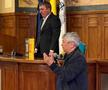 Mircea Lucescu și Gheorghe Hagi la lansarea cărții „Drumul meu”, foto: Andrei Crăițoiu
