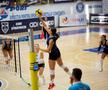 Bianca Cucu, în săritură la fileu, în perioada de la CSM Constanța / Sursă foto: Facebook