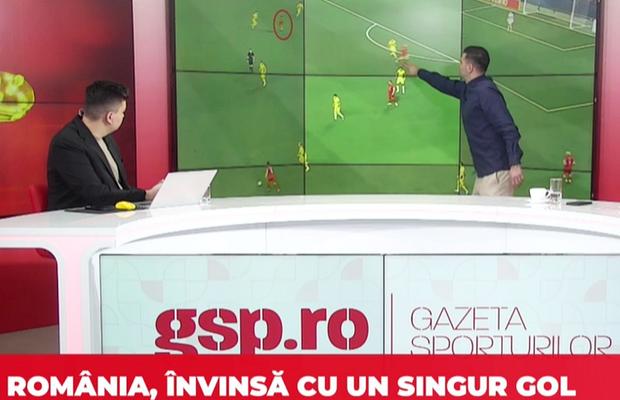 Rusescu a ieșit „la tablă” și a tranșat faza golului din Turcia - România: „El face toți banii, 80% din gol!”