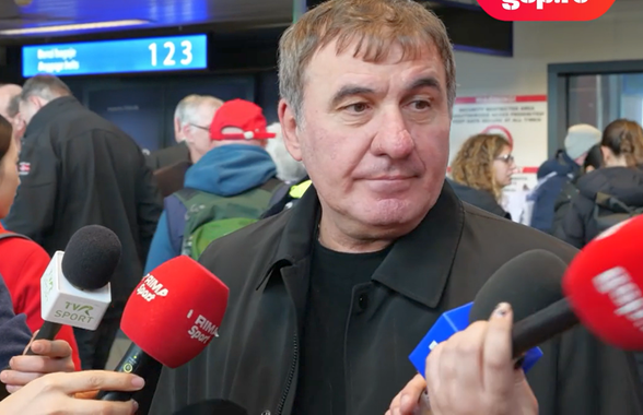 Primul mesaj al lui Gică Hagi după ce naționala a ratat Mondialul a venit pe aeroport » Planul de „resuscitare” a României