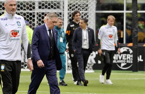 Selecao îngenuncheată, suporterii îl cer pe Neymar! » Reacția lui Carlo Ancelotti