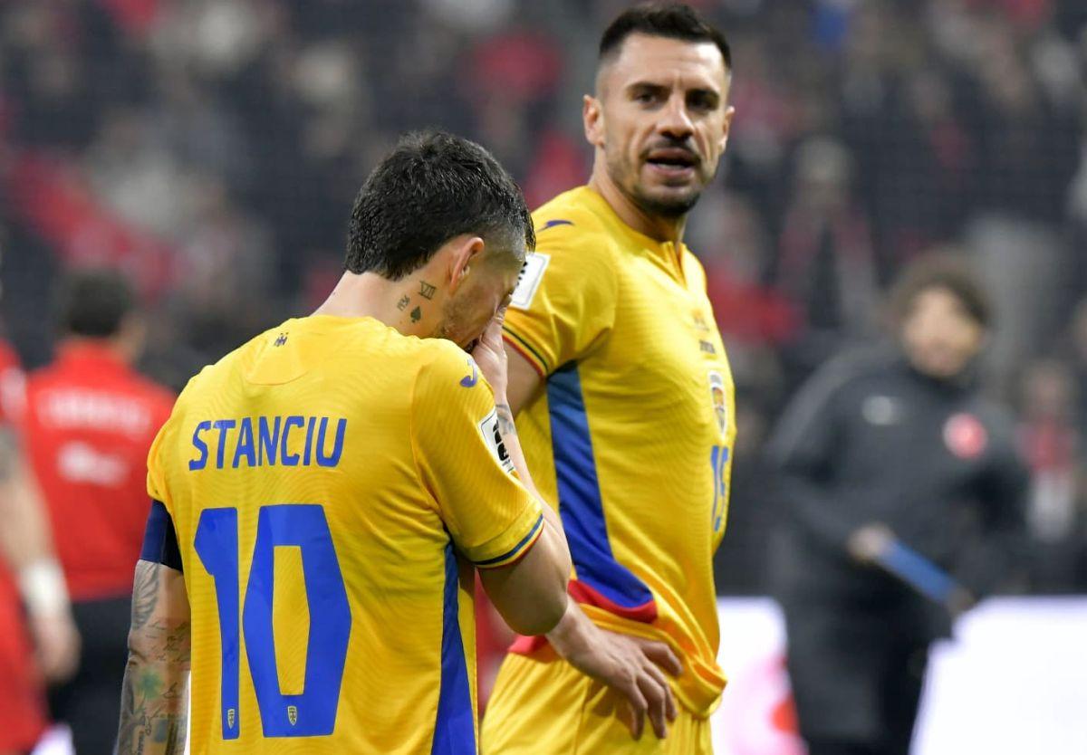 Tristețea lui Nicolae Stanciu, în imagini: căpitanul naționalei, profund afectat de eșecul de la Istanbul