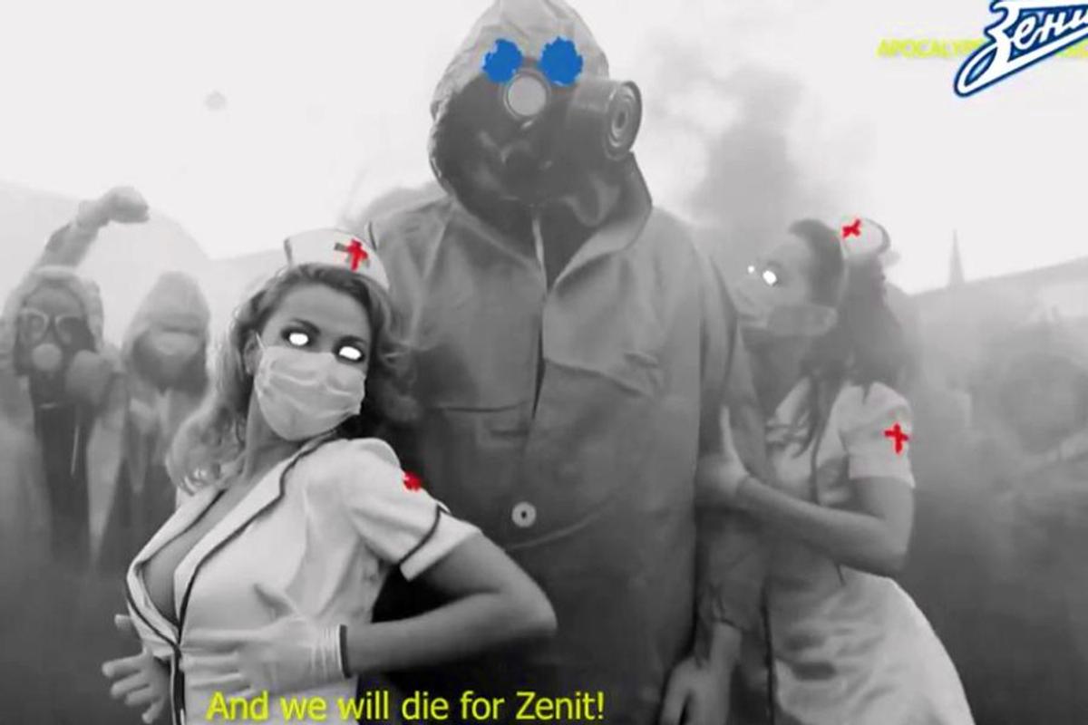 Ultrașii lui Zenit șochează din nou » Huliganii ruși sfidează pandemia de COVID-19 într-un videoclip interzis minorilor